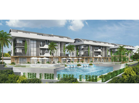 Apartments in a Complex with Infinity Pool in Oba Alanya - اسکان