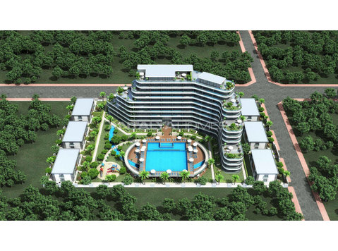 Apartments with Large Gardens and Terraces in Antalya Aksu - Asuminen