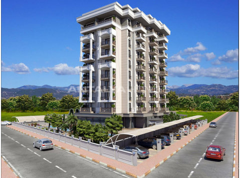 Chic Flats in a Complex with Swimming Pool in Oba Alanya - Housing