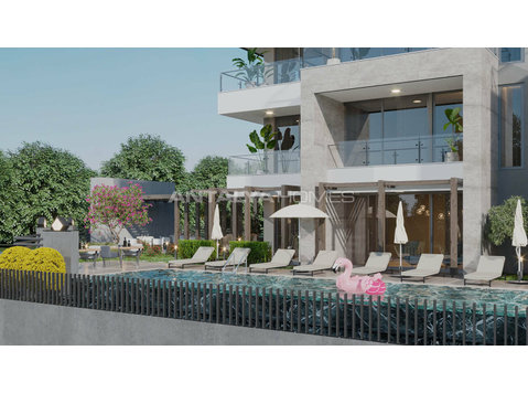 Duplex Flats in a Complex Near Social Amenities in Alanya - Смештај