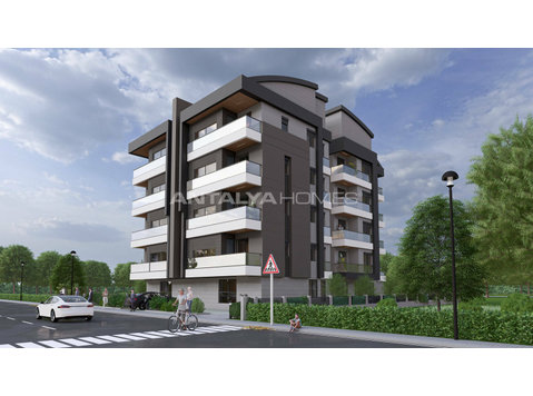 Flats in Complex with Pool in Antalya Kepez - Housing