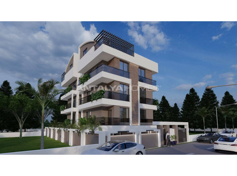 Flats in a Building with Lift in Kepez Antalya - Жилье