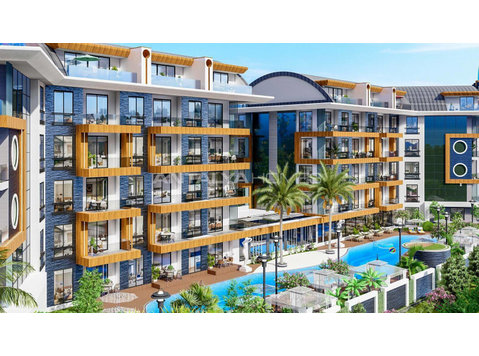 Luxurious Apartments with Smart Home Systems in Alanya Oba - Asuminen