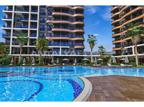 Luxury Apartments in a Residential Complex in Alanya - Bostäder