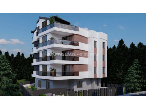 New Flats with Natural Gas Close to the Sea in Antalya - Сместување