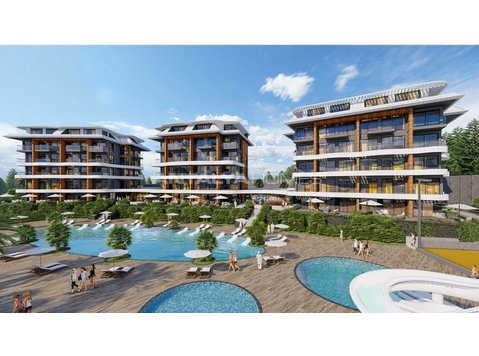 Real Estate in Complex with High Quality Living in Alanya - Asuminen
