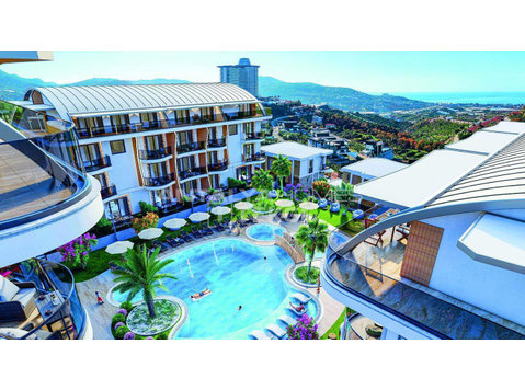 Real Estate in a Complex with Impressive Views in Alanya - Смештај