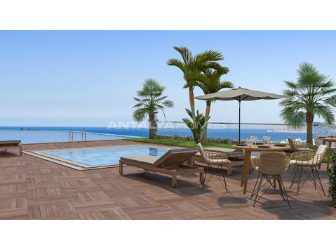 Sea View Apartments in Complex with Swimming Pool in Alanya - Immobilien