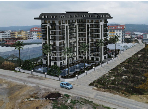 Sea and City View Apartments for Sale in Alanya Payallar - Woonruimte