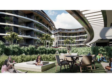 Sea and City View Apartments in Alanya Oba - Lakás