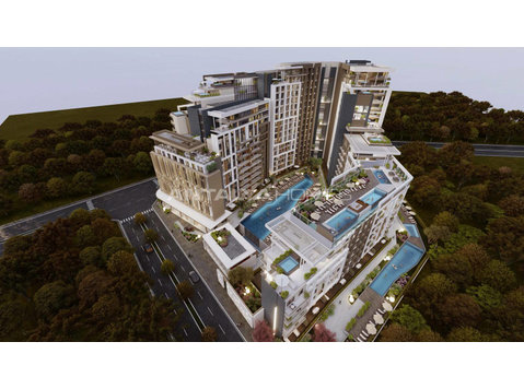 Special Design Sea View Apartments in Antalya Aksu - Tempat tinggal