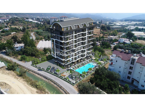 Specially Designed Flats with Sea Views in Avsallar Alanya - Housing