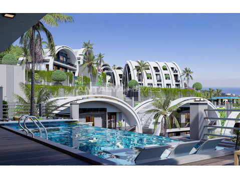 Stylish Houses with Pools and Gardens in Kargicak Alanya - Housing