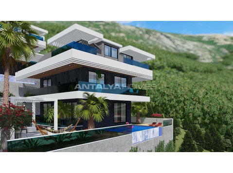 Villas with Infinity Pools and Private Gardens in Alanya - Woonruimte