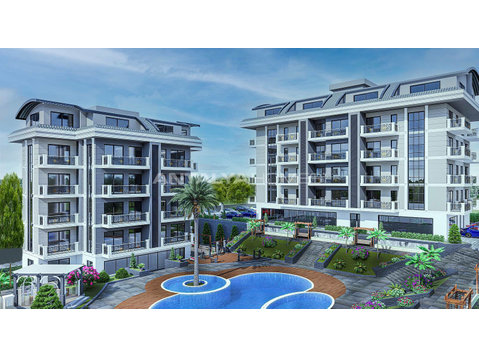 Well-Located Luxury Apartments for Investment in Oba Alanya - Housing
