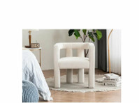 Silton Modern Wide Chenille Upholstered Accent Chair | Minim