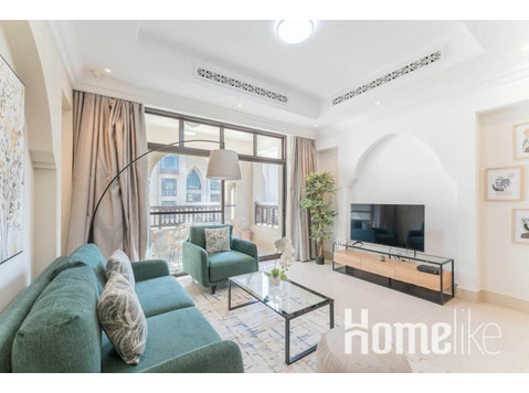 Encantador apartamento de 1 dormitorio en Souk Al Bahar - Pisos