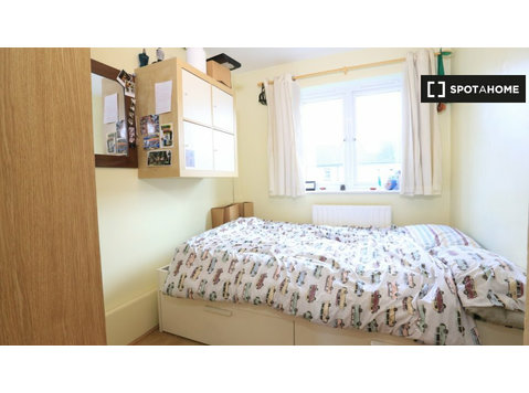Bright room in 4-bedroom flat in Tower Hamlets, London - For Rent