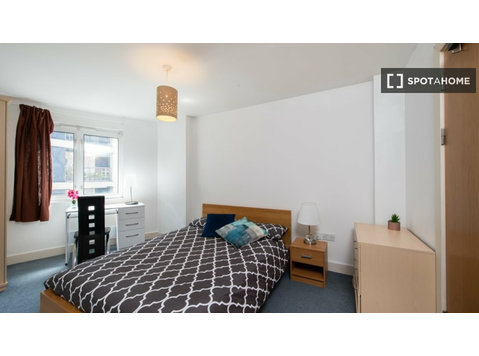 Sala de luz em apartamento de 3 quartos em Islington,… - Aluguel