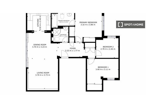 3-Zimmer-Wohnung zur Miete in Kensington, London - Wohnungen