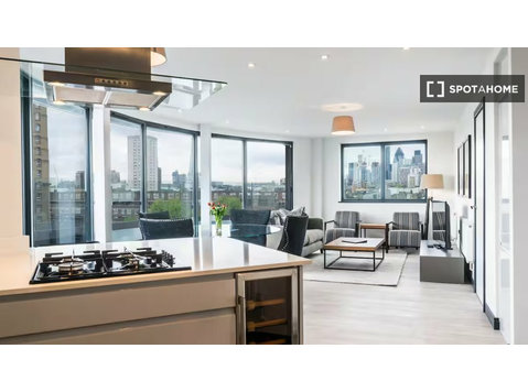 Chic 2-bedroom flat for rent in Tower Hamlets, London - Apartments