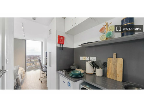 Apartamento estúdio para alugar em residência em Londres - Apartamentos