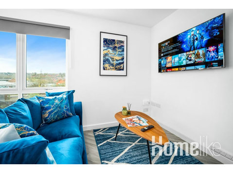 Luxuriöses 2-Bett-Apartment - Parkplatz - Smart TV - WIFI - Wohnungen
