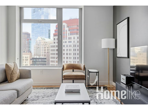 Roomy Downtown/Financial District 1BR w/ W/D & Gym - Apartman Daireleri