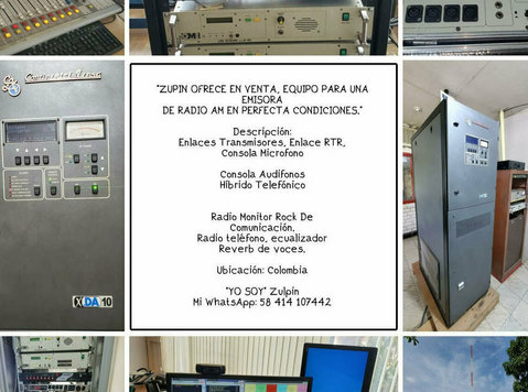En Venta Equipo Para Una Emisora De Radio Am Colombia - Ofisi/komercplatība