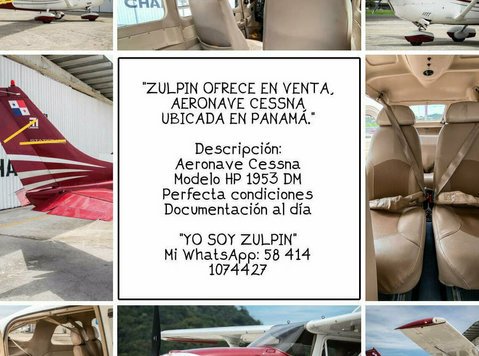 Venta Aeronave Cessna En La RepÚblica De Panamá - Park Yerleri