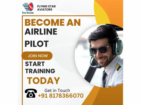 Pilot Training Institute in India — Flying Star Aviators - Реклама
