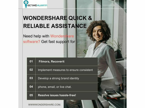 Wondershare Customer Service Quick & Reliable Assistance - Asiakaspalvelu/Puhelinkeskus
