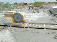 Effortless Granite Quarry Cutting with a Diamond Wire Saw - Productie