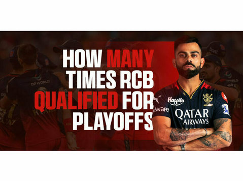 How many times has Rcb been able to qualify for Playoffs in - Quản lý tài khoản