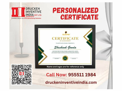 Custom Certificate Printing | Celebrate Achievement - Advertising
