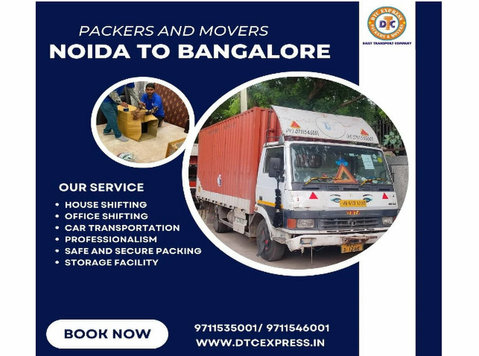 Book Packers and Movers in Noida to Bangalore, Book Now Toda - Autres