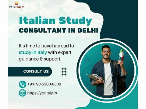 Italian Study Consultant in Delhi for Indian Students - Consultoría
