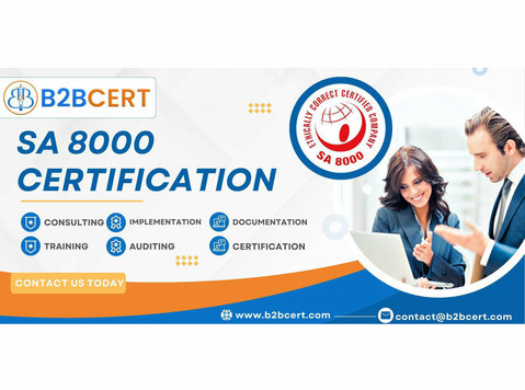 Sa 8000 Certification in Cameroon - Các dịch vụ tư vấn