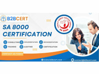Sa 8000 Certification in Cameroon - الخدمات الاستشارية