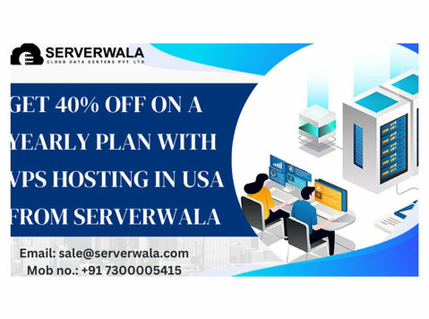 40% off on Yearly Plan With Vps Hosting in Usa - Serverwala - Services informatiques