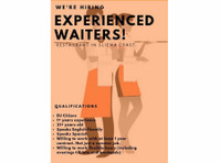 Experienced Waiters (with very good English & Spanish - Munka bárban