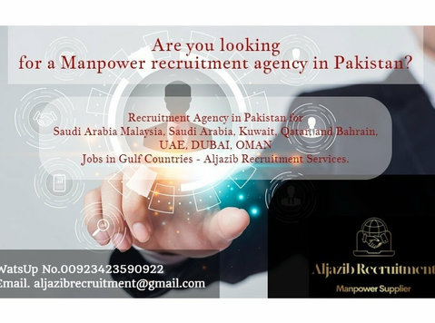 Are you looking for a Manpower recruitment agency in Pakist - Danışmanlık Hizmetleri