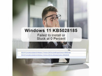 Windows 11 Kb5028185 Installation Issues - Autres