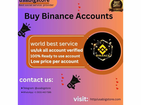 Buy Verified Binance Accounts-100% Safe User selfie Verified - Accountants