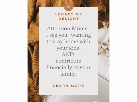 Attention Moms: I see you—wanting to stay home AND make $$ - Mārketings
