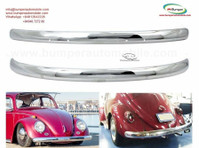 Bumpers Vw Beetle blade style (1955-1972) by stainless steel - Muu